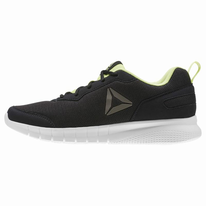 Reebok Ad Swiftway Run Bežecké Tenisky Panske - Čierne/Svetlo Zelene PK4014WL